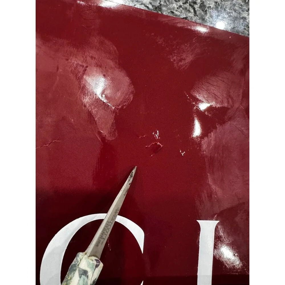 Authentic Gucci Shopping Gift Bag Only Red Burgundy 19